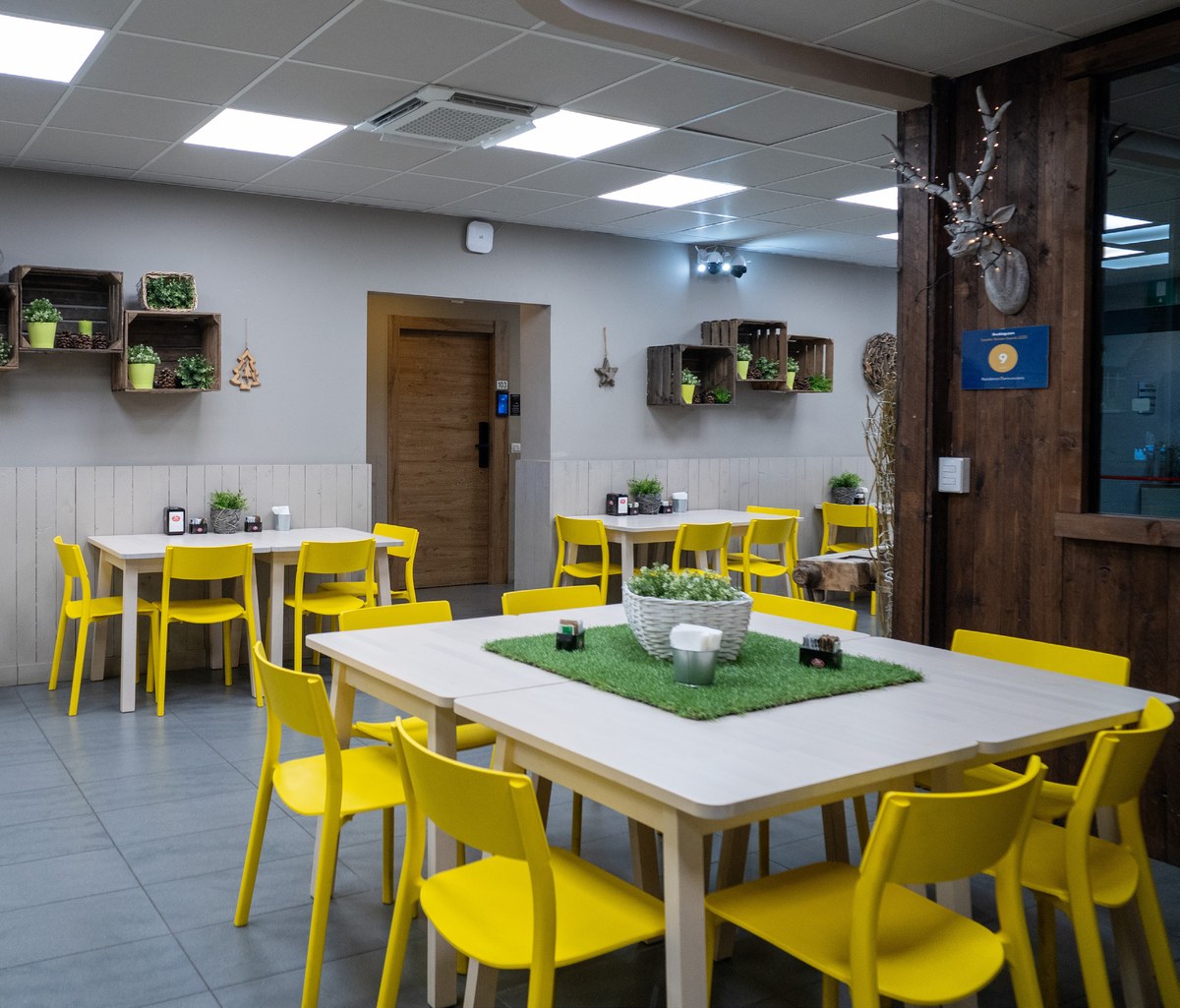 Spazio comune del Dannunziano Aparthotel di Chieti