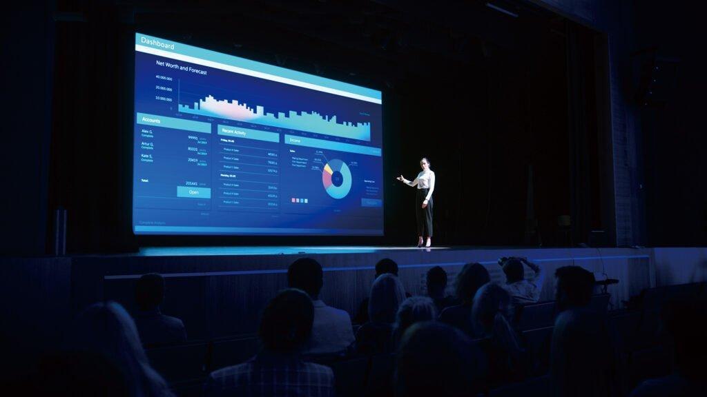 Videowall LED Panasonic MEVIX in una sala conferenze