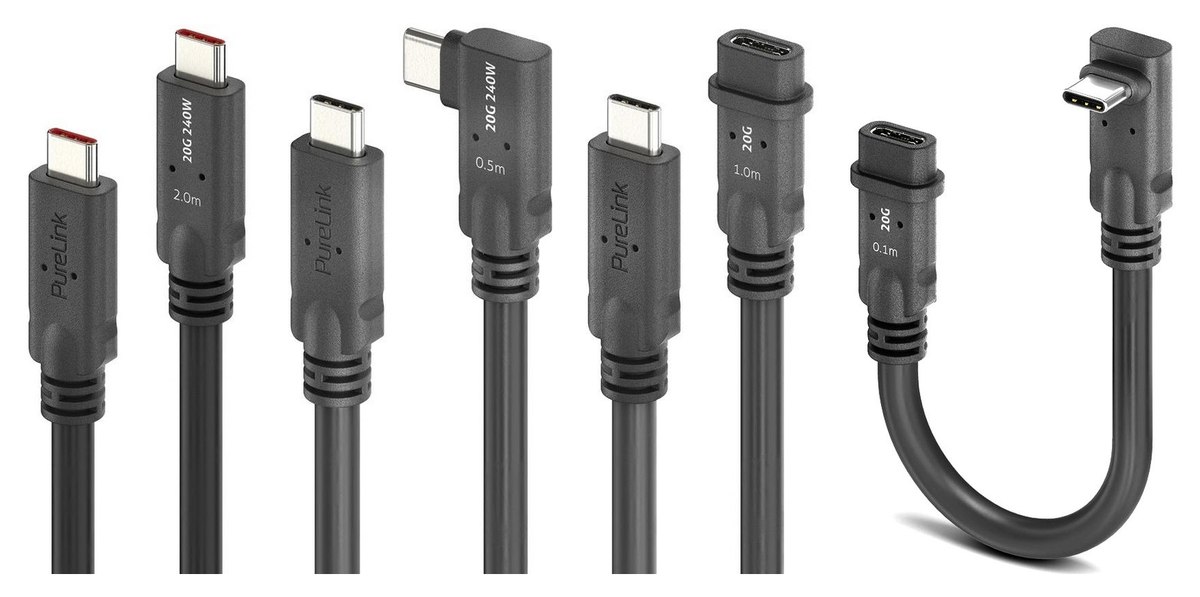 La gamma di cavi e adattatori USB-C PureLink MicroX4